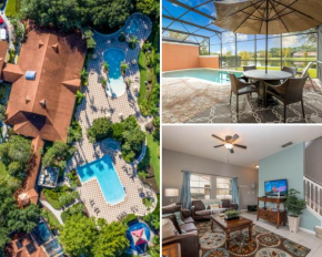 Magical Townhouse w Pvt Pool near Disney 3179ER